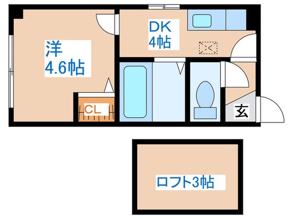 シャトルパ－ク８．１３の物件間取画像